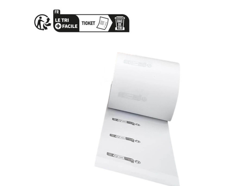 Bobines thermiques 80x80x12mm avec triman sans BPA | EcoSpirale