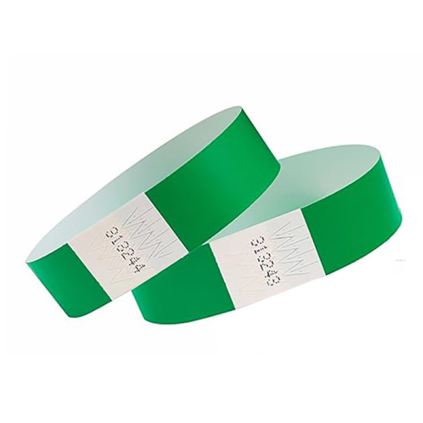 Bracelets de contrôle verts 24x250mm | EcoSpirale