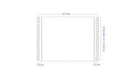 Listings de pesée 127mmx8" 1/2 2 plis | EcoSpirale