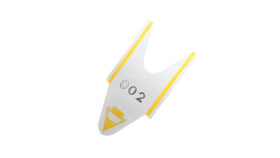 Tickets d'attente jaunes 75x40mm rouleau | EcoSPirale