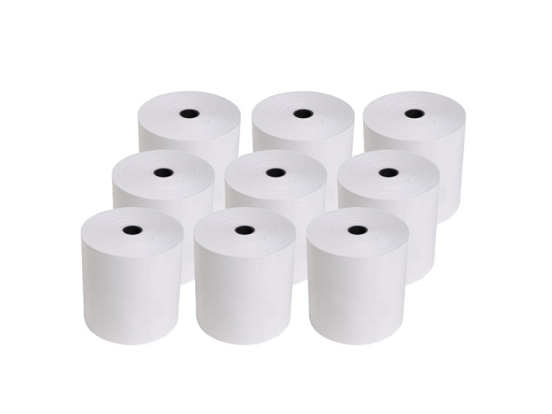 Bobines thermiques 80x80x12mm sans BPA - lot de 20