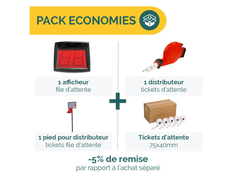 Pack Système d'attente | Ecospirale