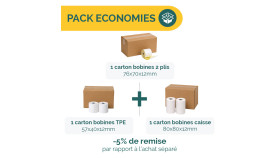 Pack Caisse 2 plis + Caisse thermique et TPE | Ecospirale
