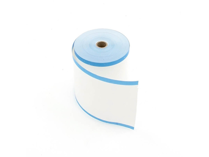 Bobines thermiques bleues 80x75x12 pour caisse - x50
