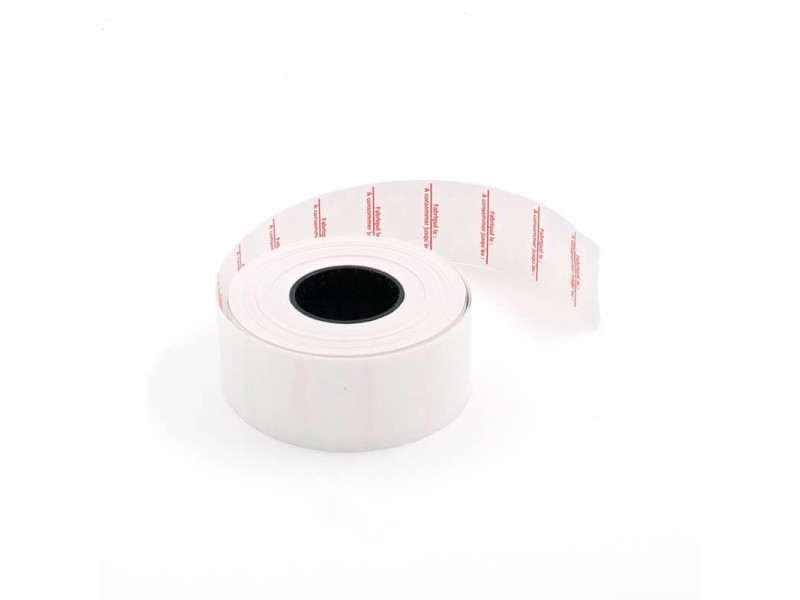 Etiquettes DLC 26x16mm 2 lignes pour pince | EcoSpirale