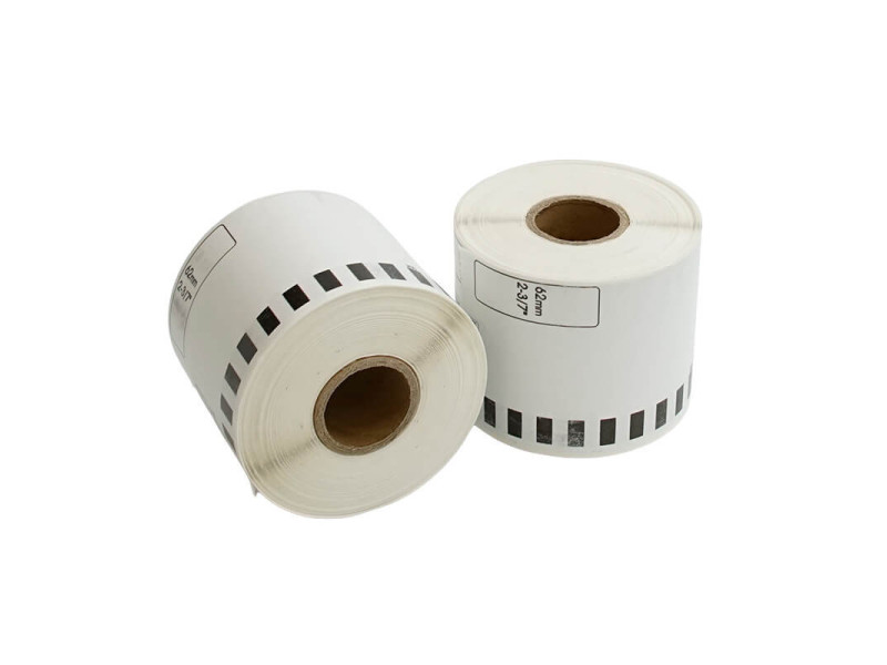 Étiquette thermique Brother® 62mmx30m repositionnable