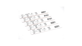 Tickets blancs 40x297mm bagages/consignes/voituriers
