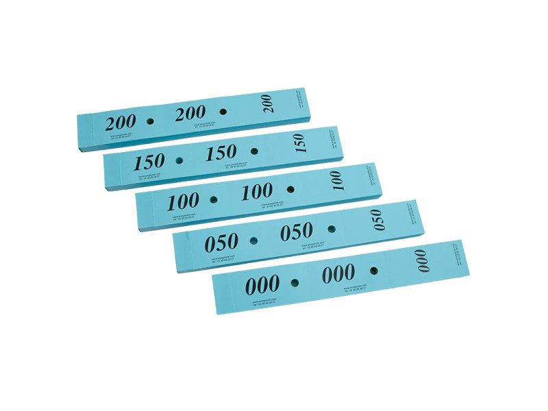 Tickets vestiaires bleu 30x200mm | EcoSpirale
