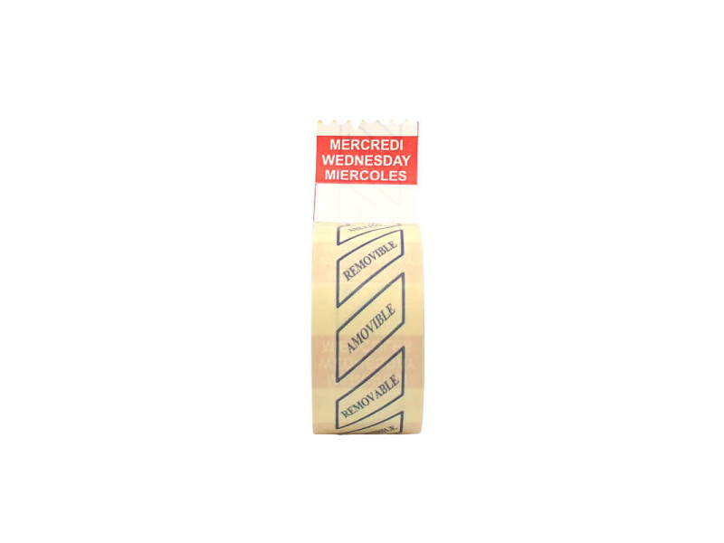 Etiquettes DLC journalières mercredi 29x27mm | EcoSpirale