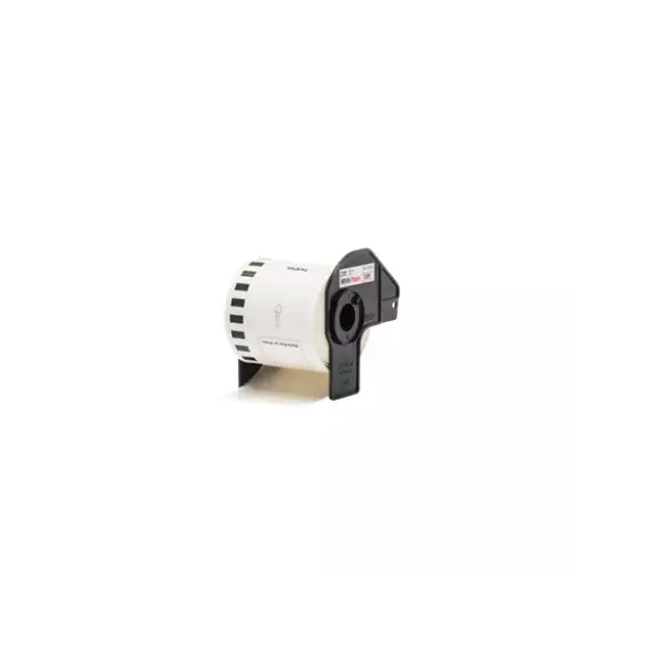 Etiquettes thermiques continues noires et rouges Brother® 62mmx15m | EcoSpirale