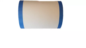 Bobines thermiques blanches avec bandes de couleur bleue 80x75x12mm | EcoSpirale