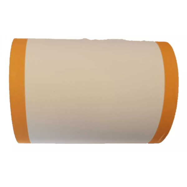 Bobines thermiques blanches avec bandes de couleur orange 80x75x12mm | EcoSpirale