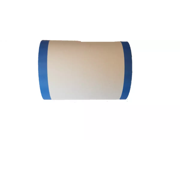 Bobines thermiques blanches avec bandes de couleur bleue 57x40x12mm | EcoSpirale