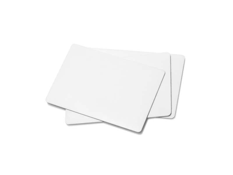 Badges blancs vierges PVC 86x54mm | EcoSpirale