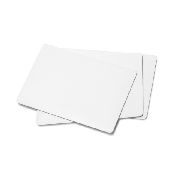 Badges blancs vierges PVC 86x54mm | EcoSpirale
