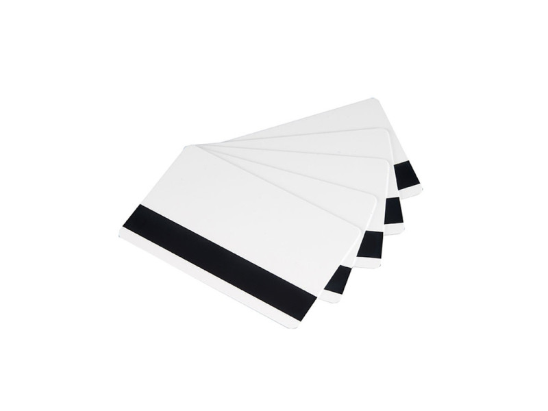 Badges magnetiques blancs vierges PVC 86x54mm | EcoSpirale
