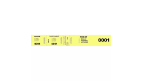 Tickets jaunes 40x297mm bagages/consignes/voituriers | EcoSpirale