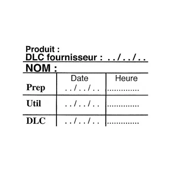 Etiquettes DLC 60x40mm | EcoSpirale