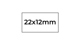 Etiquettes 22x12mm pour pince | EcoSpirale