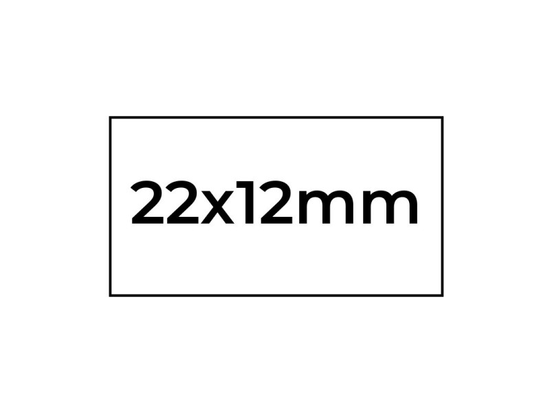 Etiquettes 22x12mm pour pince | EcoSpirale