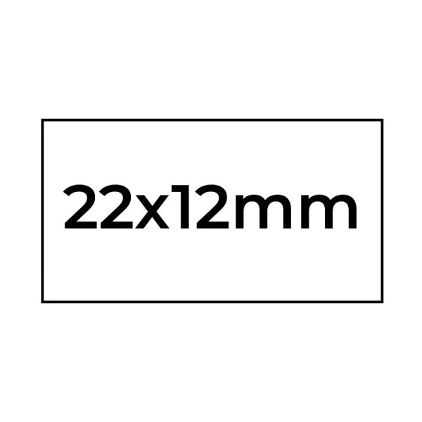 Etiquettes 22x12mm pour pince | EcoSpirale