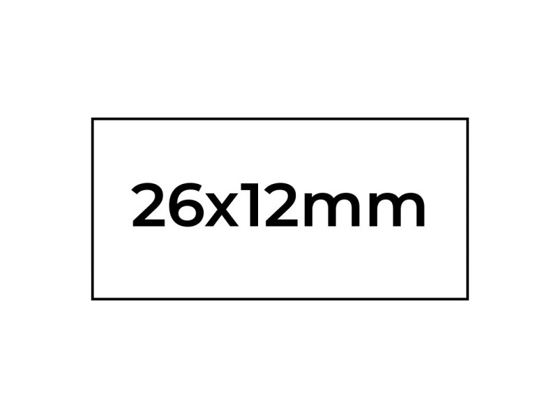 Etiquettes 26x12mm pour pince | EcoSpirale