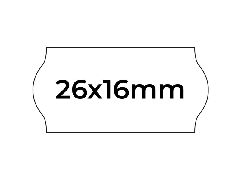 Etiquettes arrondies 26x16mm pour pince | EcoSpirale