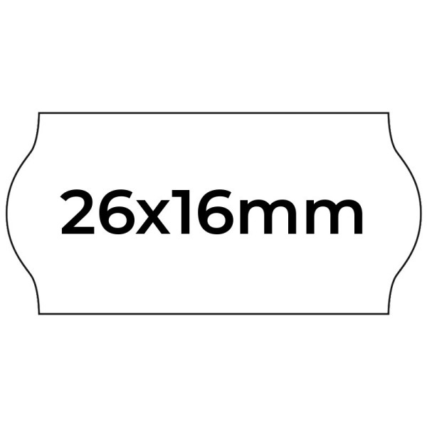 Etiquettes arrondies 26x16mm pour pince | EcoSpirale