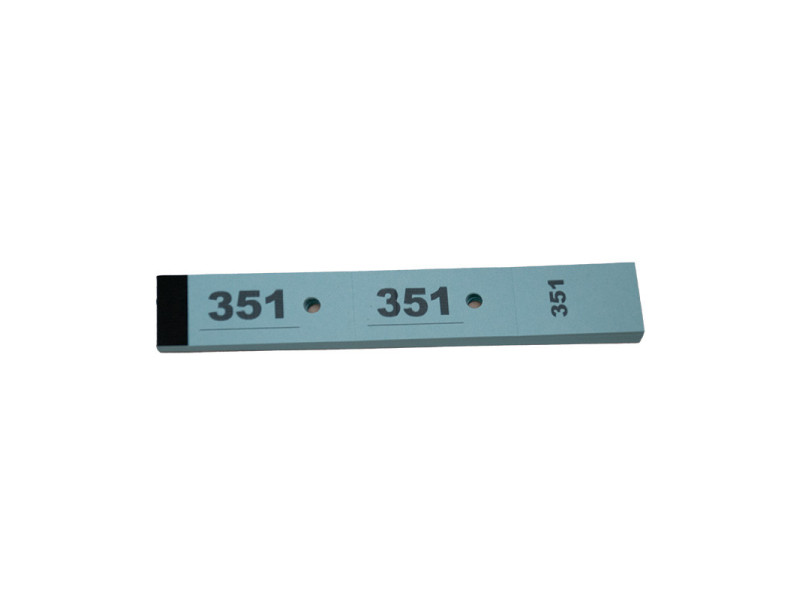 Tickets vestiaires bleu 30x200mm | EcoSpirale
