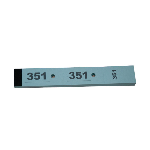 Tickets vestiaires bleu 30x200mm | EcoSpirale