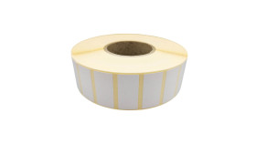 Etiquettes thermiques vierges repositionnables 55x29mm rouleau 2500 | EcoSpirale
