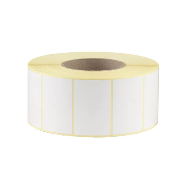 Etiquettes vierges hydrosolubles 52x30mm rouleau | EcoSpirale