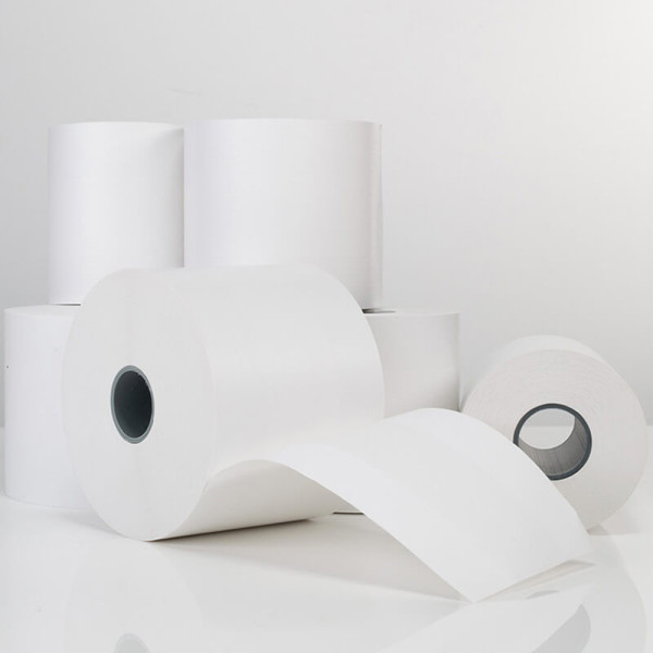 Bobine thermique linerless/direct 58x95x40mm sans BPA | EcoSpirale