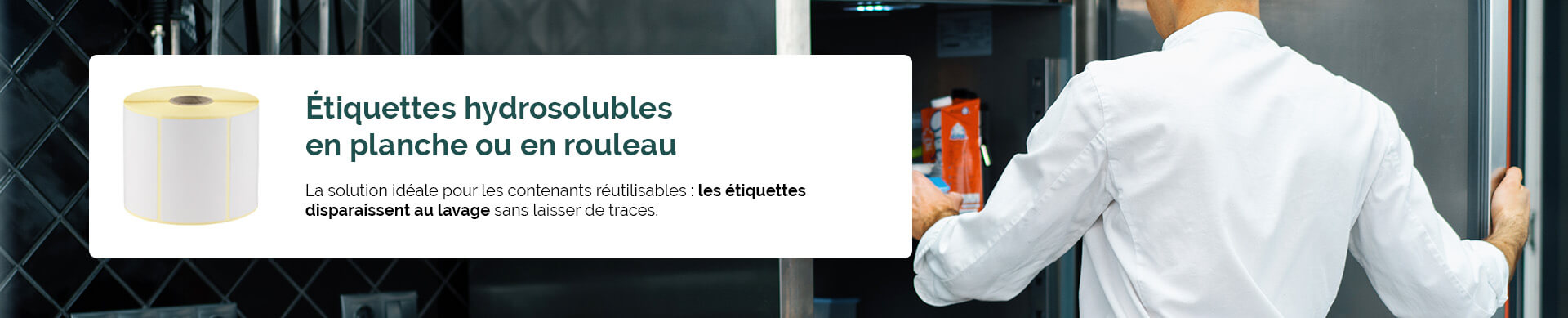Étiquettes hydrosolubles